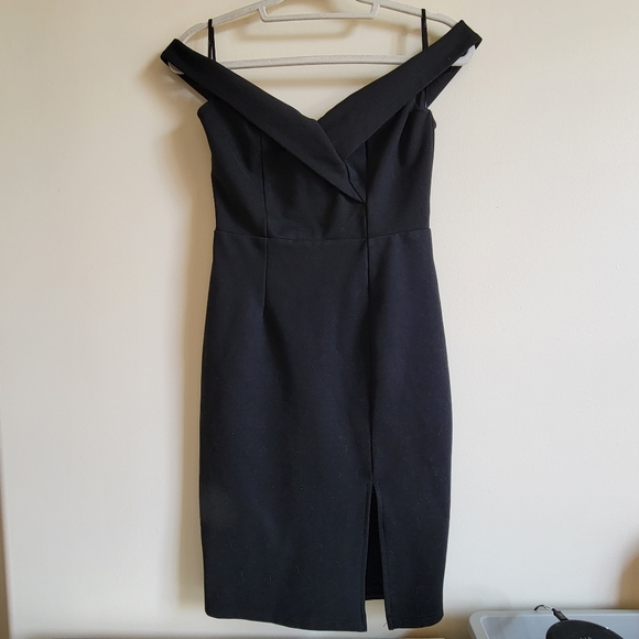 Lulu's Classic Off the Shoulder Glam Dress - Picture 5 of 7